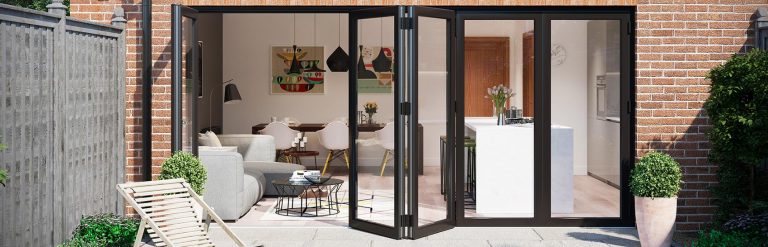 aluminium bi-fold doors colours bristol