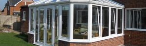 Tilt and turn windows installed with new uPVC conservatory
